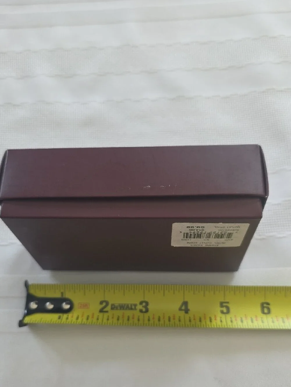 Vintage Etienne Aigner Gold and Brown Pet Collar NOS In Box